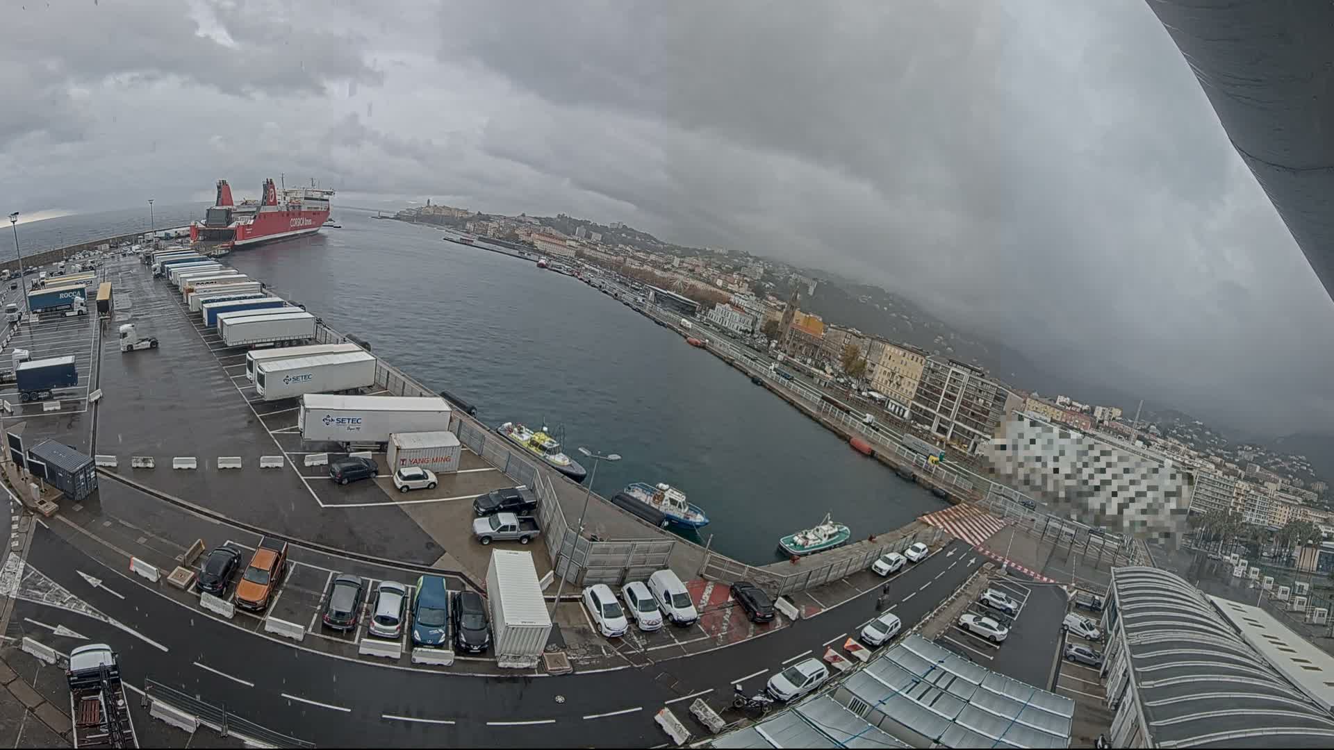Port de Bastia Port & City Live Cam - Bastia, Haute-Corse, Corse, France