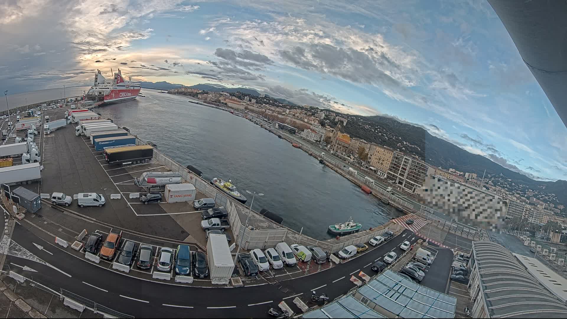 Port de Bastia Port & City Live Cam - Bastia, Haute-Corse, Corse, France