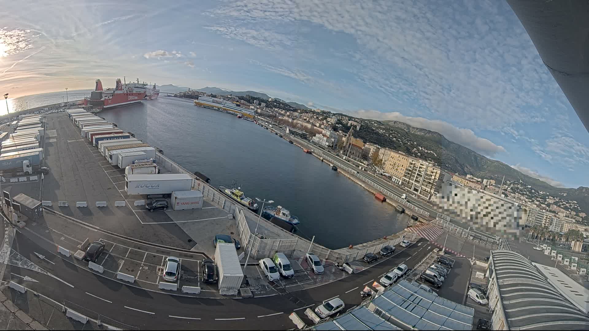 Port de Bastia Port & City Live Cam - Bastia, Haute-Corse, Corse, France