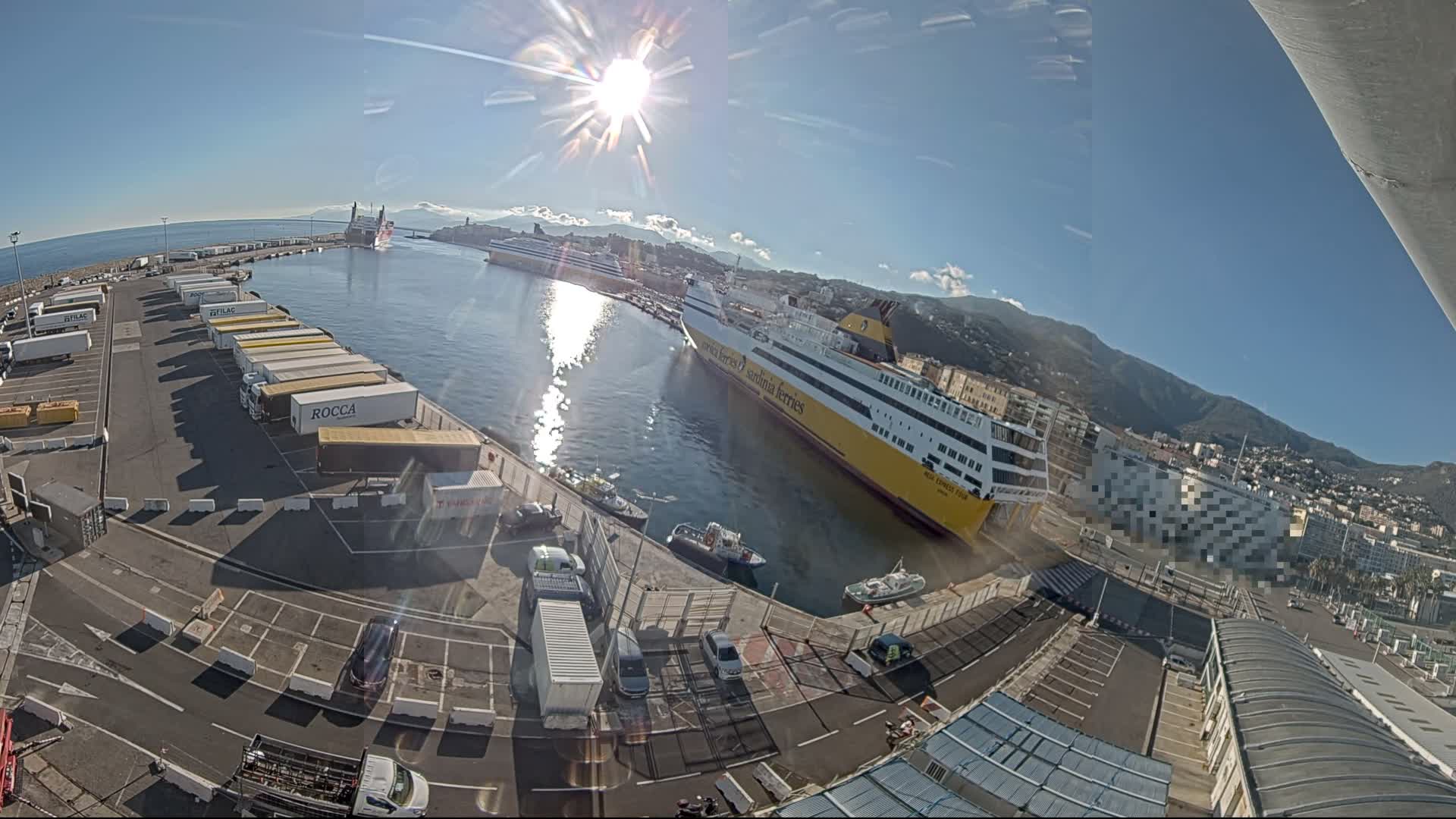 Port de Bastia Port & City Live Cam - Bastia, Haute-Corse, Corse, France