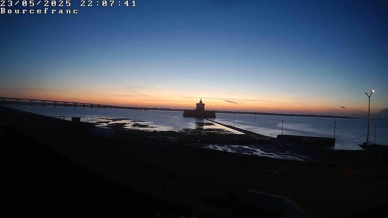 Bourcefranc-Le-Chaups Port & Fort Louvois Fortress Live Cam - Rochefort, Charente-Maritime, Nouvelle-Aquitaine, France
