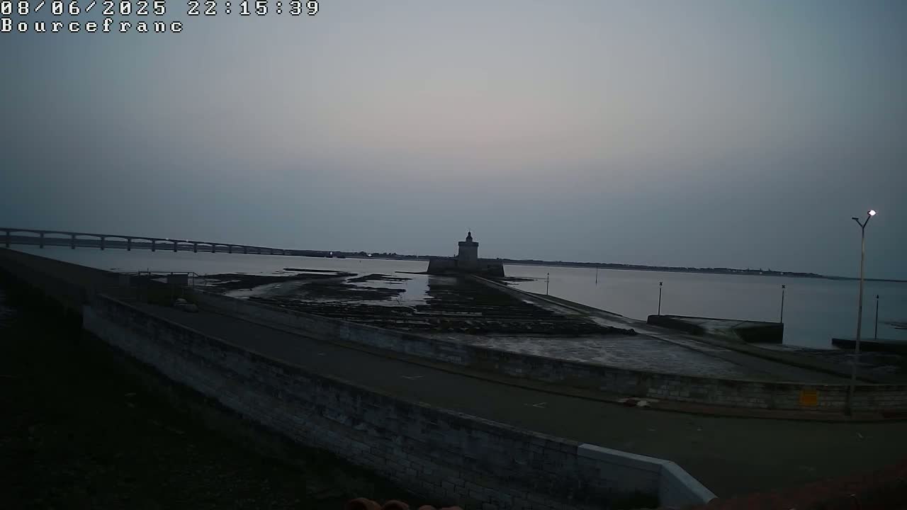 Bourcefranc-Le-Chaups Port & Fort Louvois Fortress Live Cam - Rochefort, Charente-Maritime, Nouvelle-Aquitaine, France