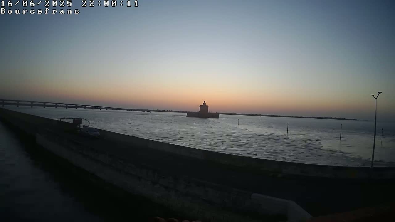 Bourcefranc-Le-Chaups Port & Fort Louvois Fortress Live Cam - Rochefort, Charente-Maritime, Nouvelle-Aquitaine, France