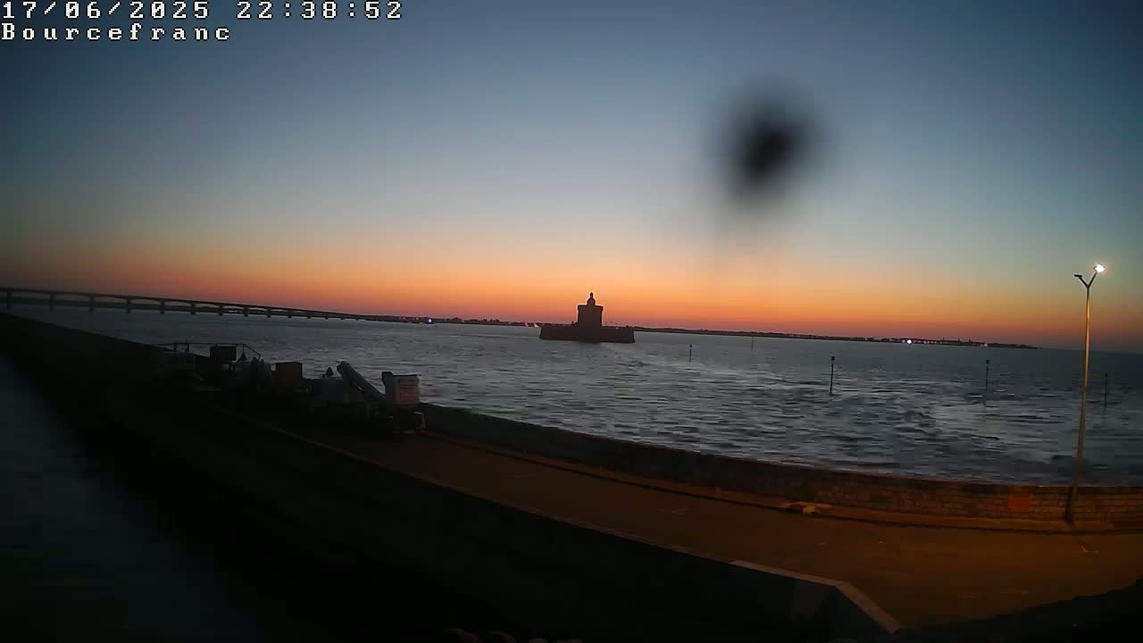 Bourcefranc-Le-Chaups Port & Fort Louvois Fortress Live Cam - Rochefort, Charente-Maritime, Nouvelle-Aquitaine, France