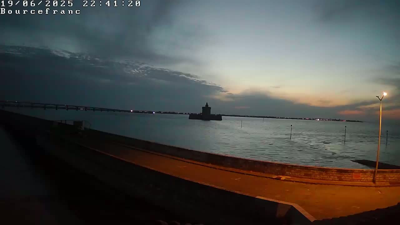 Bourcefranc-Le-Chaups Port & Fort Louvois Fortress Live Cam - Rochefort, Charente-Maritime, Nouvelle-Aquitaine, France