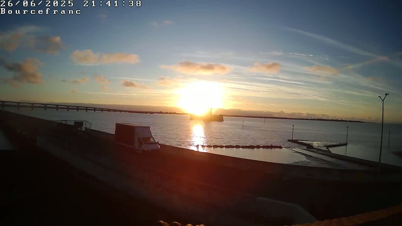 Bourcefranc-Le-Chaups Port & Fort Louvois Fortress Live Cam - Rochefort, Charente-Maritime, Nouvelle-Aquitaine, France