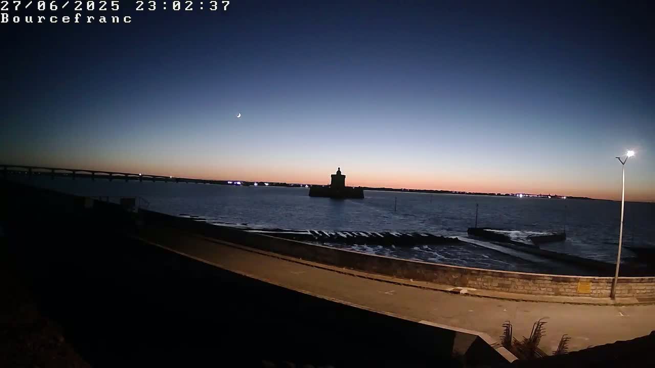 Bourcefranc-Le-Chaups Port & Fort Louvois Fortress Live Cam - Rochefort, Charente-Maritime, Nouvelle-Aquitaine, France