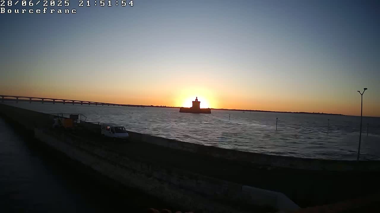 Bourcefranc-Le-Chaups Port & Fort Louvois Fortress Live Cam - Rochefort, Charente-Maritime, Nouvelle-Aquitaine, France