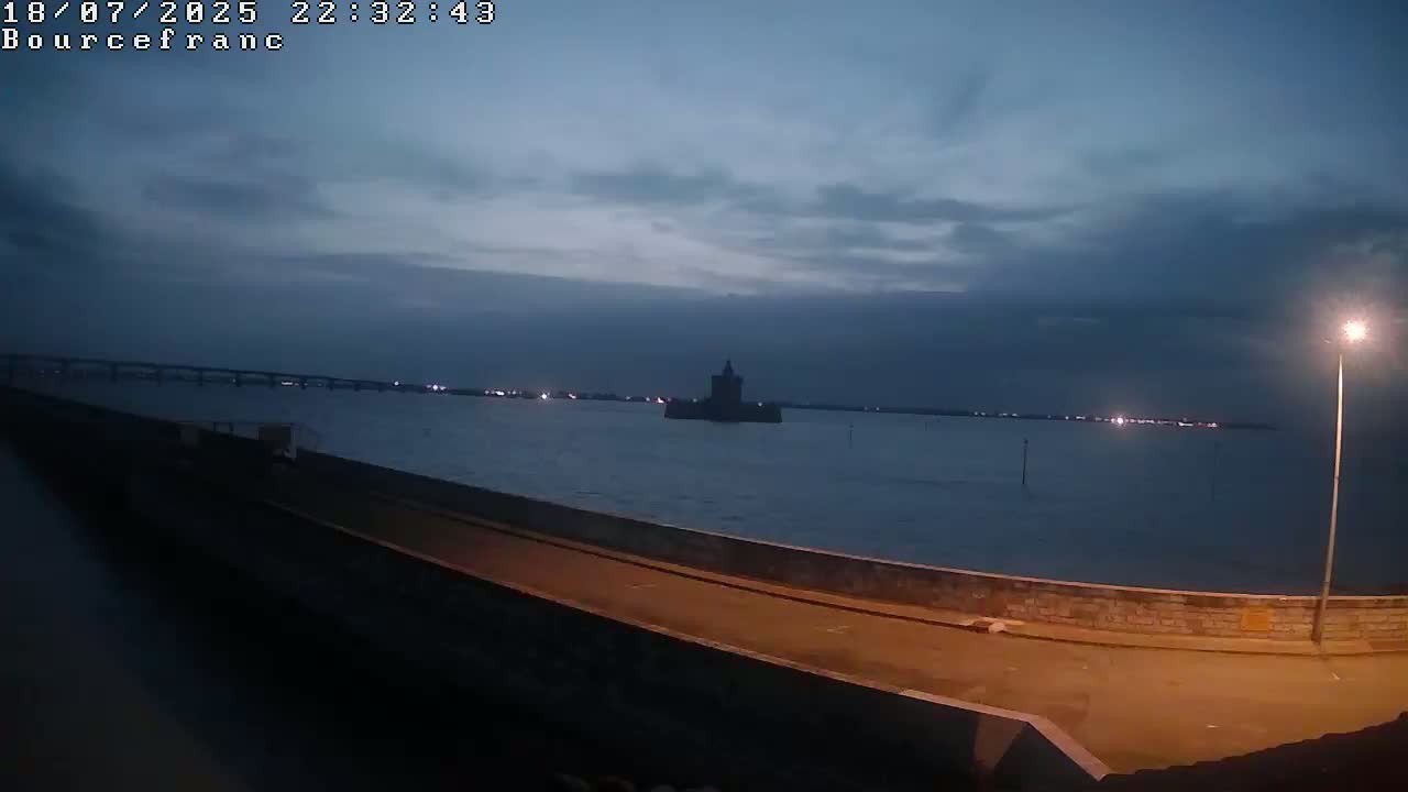 Bourcefranc-Le-Chaups Port & Fort Louvois Fortress Live Cam - Rochefort, Charente-Maritime, Nouvelle-Aquitaine, France