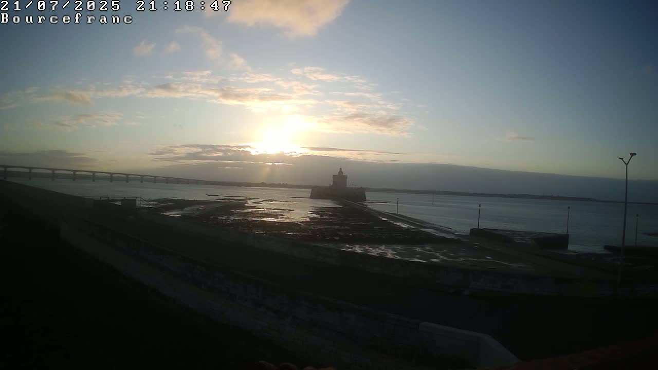Bourcefranc-Le-Chaups Port & Fort Louvois Fortress Live Cam - Rochefort, Charente-Maritime, Nouvelle-Aquitaine, France
