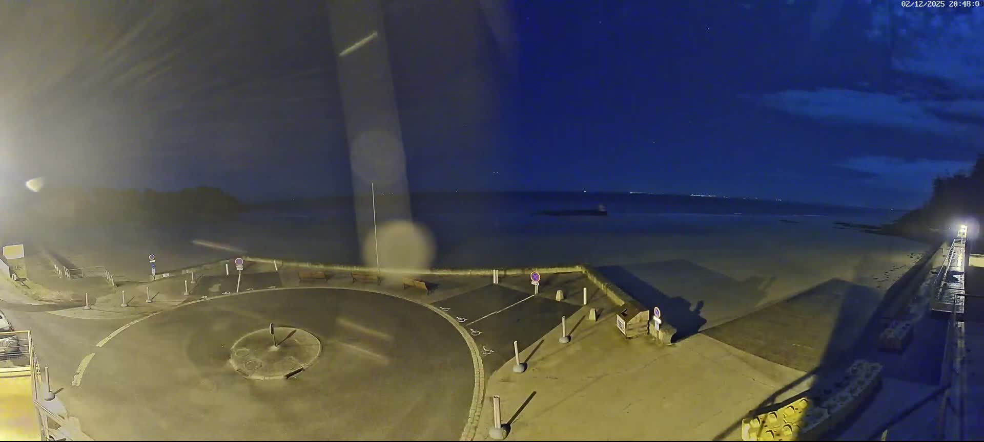 Etables-sur-Mer , Plage des Godelins Beach Live Cam - Saint-Brieuc, Cotes-d'Armor, Bretagne, france