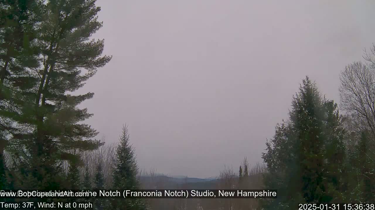 Franconia Sky Meteorology Live Cam - Littleton, New Hampshire, USA