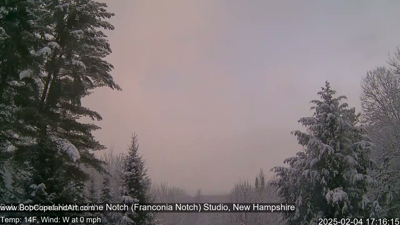 Franconia Sky Meteorology Live Cam - Littleton, New Hampshire, USA