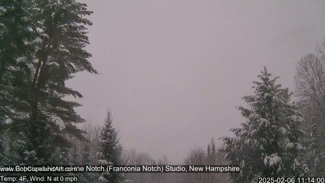 Franconia Sky Meteorology Live Cam - Littleton, New Hampshire, USA