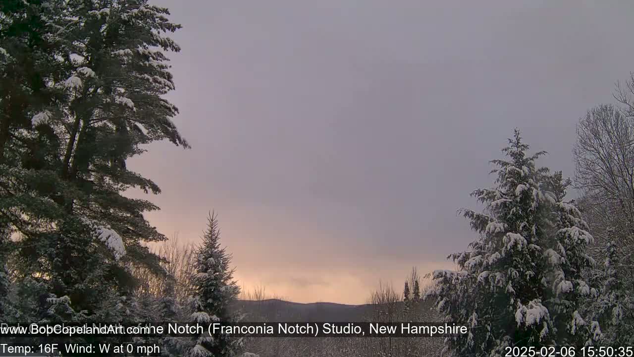 Franconia Sky Meteorology Live Cam - Littleton, New Hampshire, USA