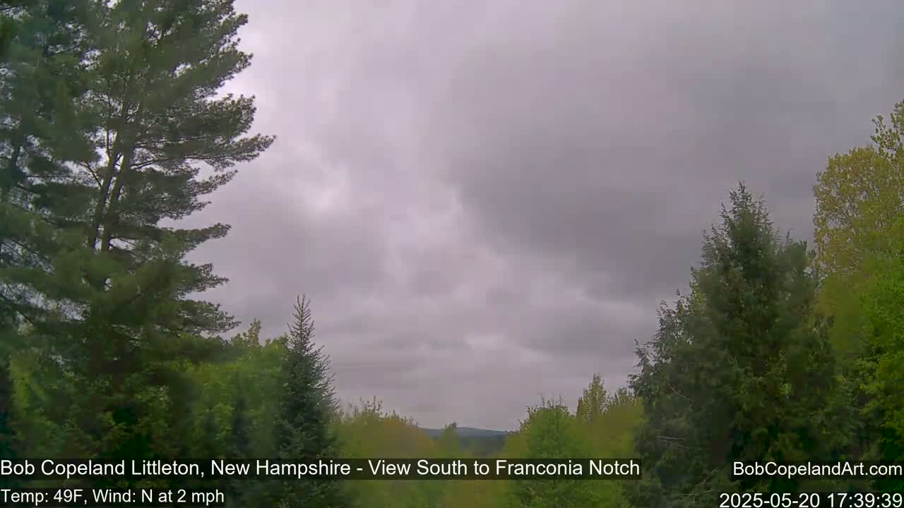 Franconia Sky Meteorology Live Cam - Littleton, New Hampshire, USA