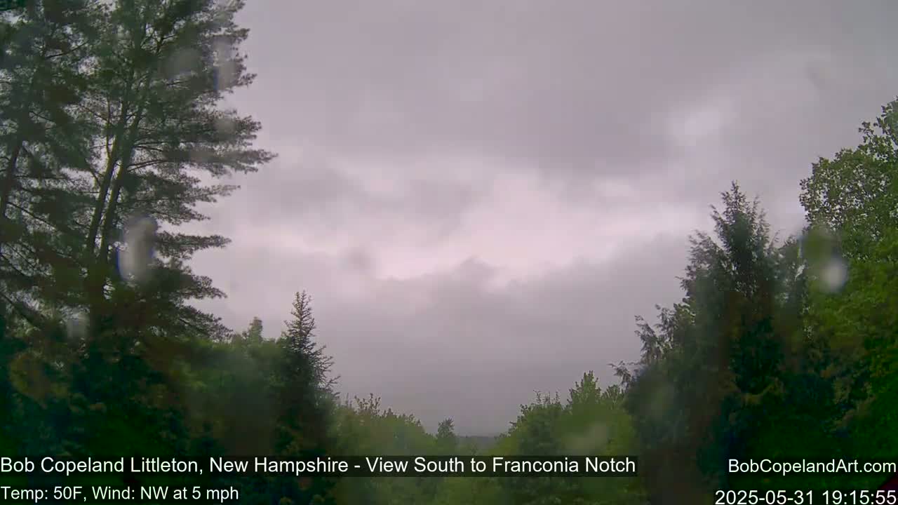 Franconia Sky Meteorology Live Cam - Littleton, New Hampshire, USA