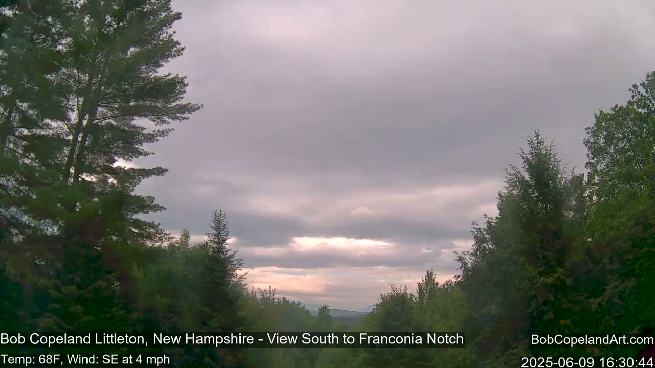Franconia Sky Meteorology Live Cam - Littleton, New Hampshire, USA
