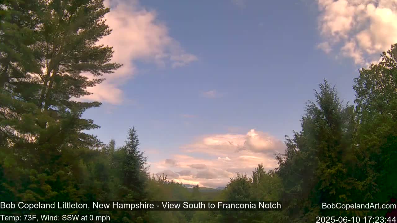 Franconia Sky Meteorology Live Cam - Littleton, New Hampshire, USA