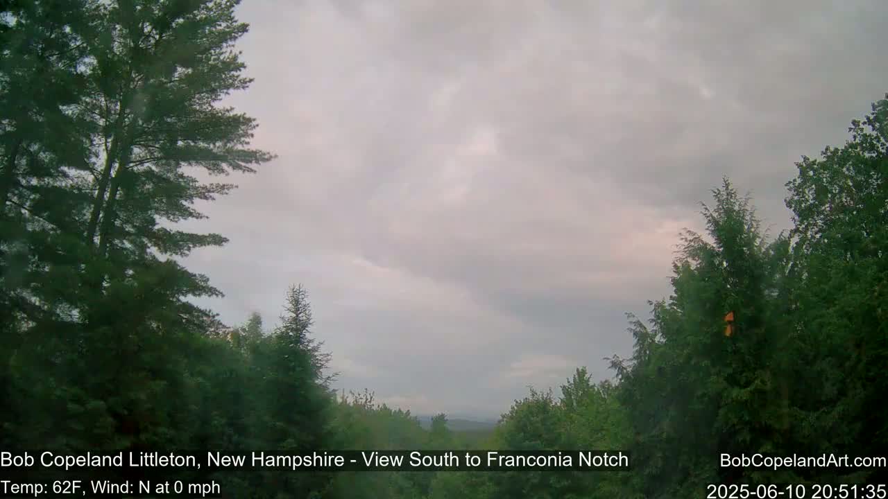 Franconia Sky Meteorology Live Cam - Littleton, New Hampshire, USA