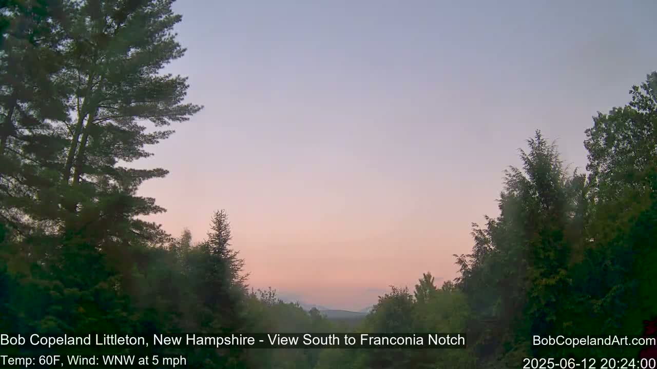 Franconia Sky Meteorology Live Cam - Littleton, New Hampshire, USA
