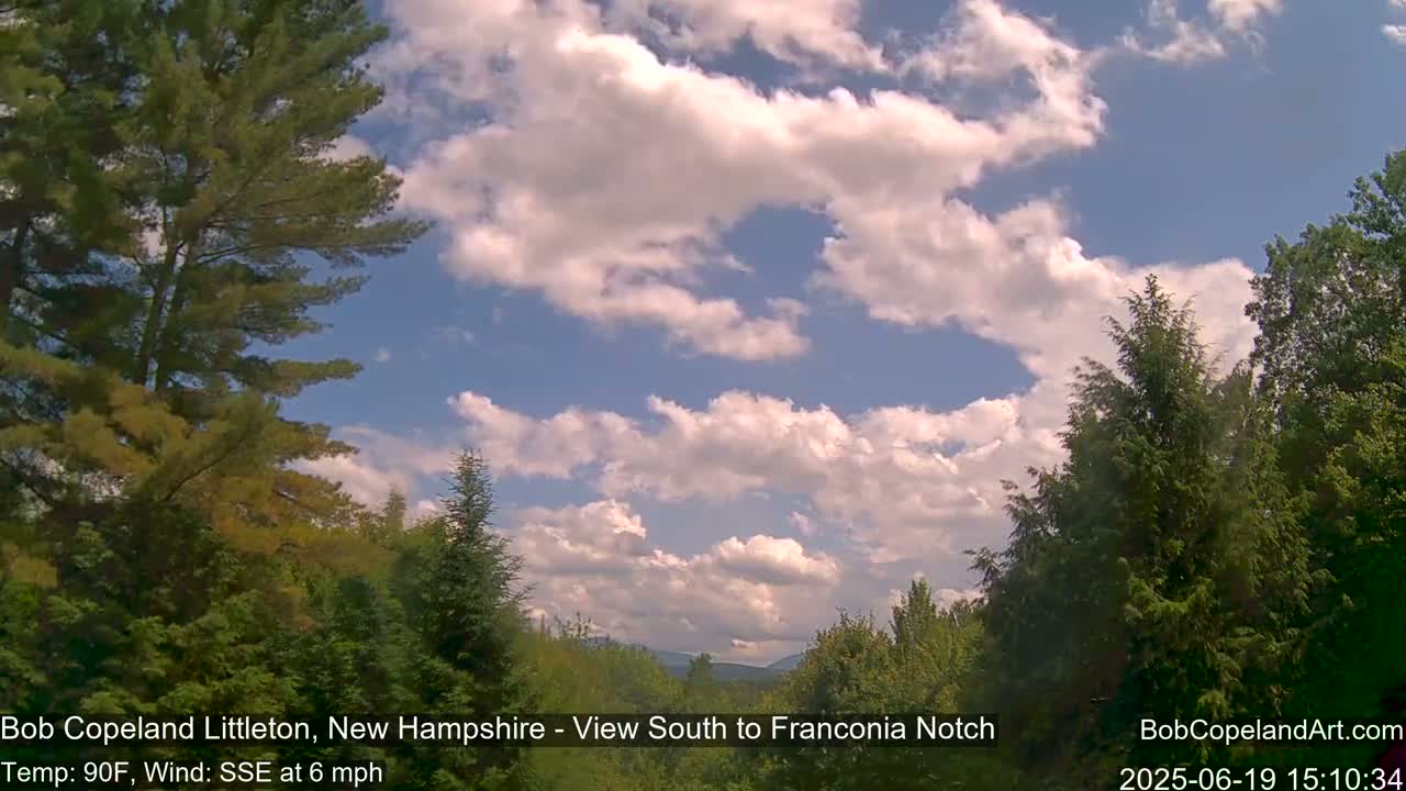 Franconia Sky Meteorology Live Cam - Littleton, New Hampshire, USA