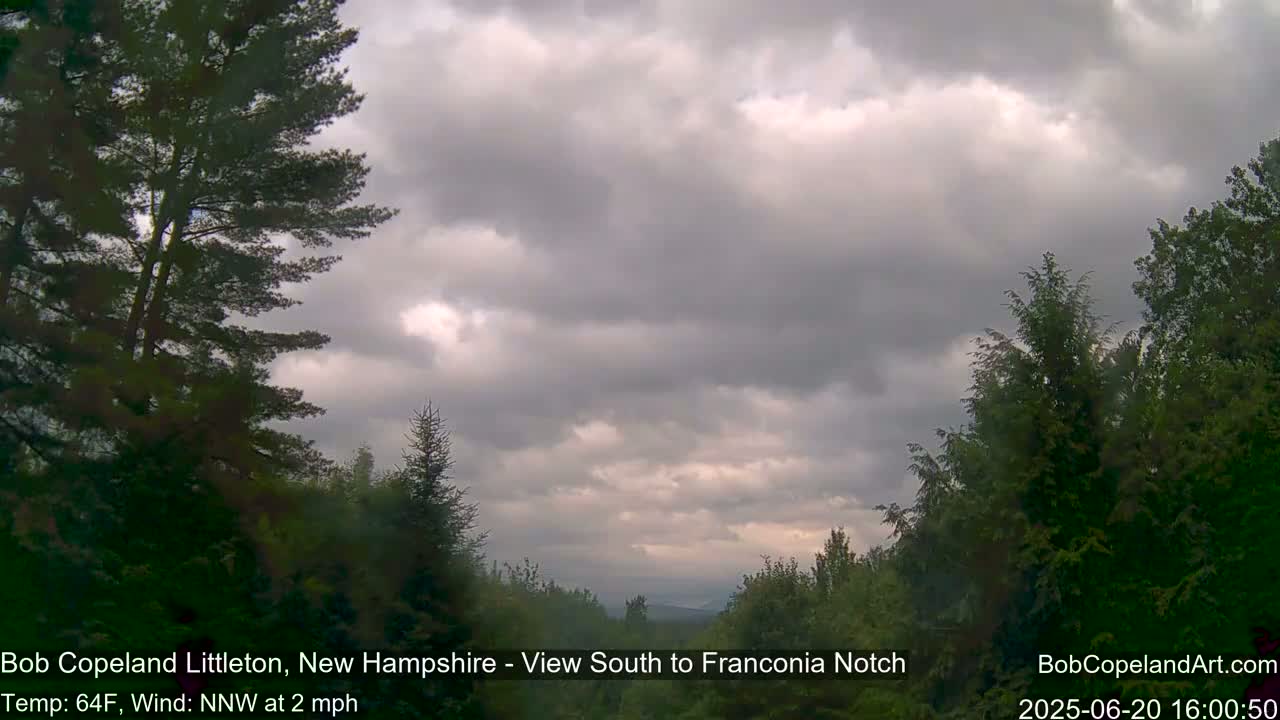Franconia Sky Meteorology Live Cam - Littleton, New Hampshire, USA