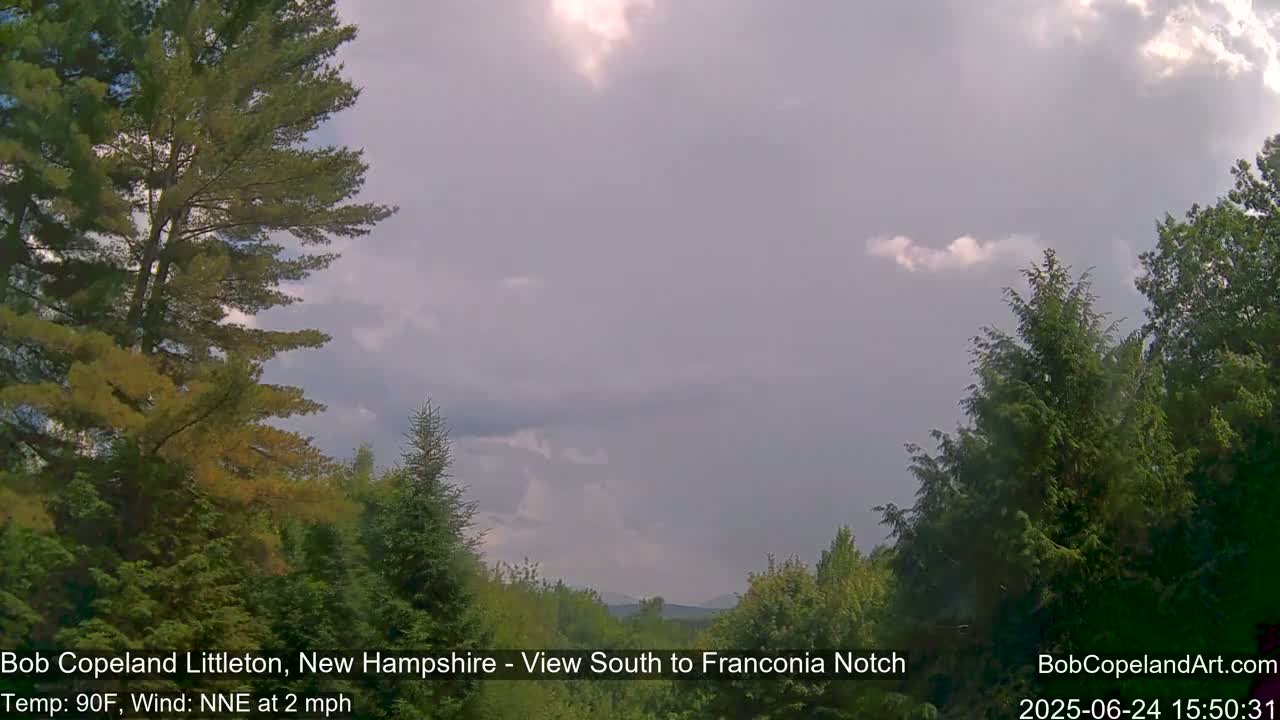 Franconia Sky Meteorology Live Cam - Littleton, New Hampshire, USA