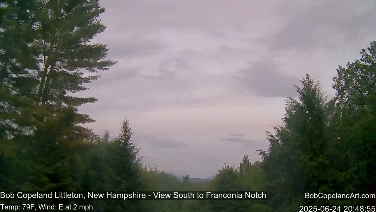 Franconia Sky Meteorology Live Cam - Littleton, New Hampshire, USA
