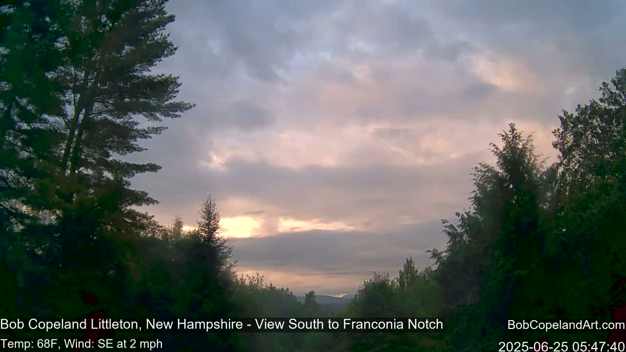 Franconia Sky Meteorology Live Cam - Littleton, New Hampshire, USA