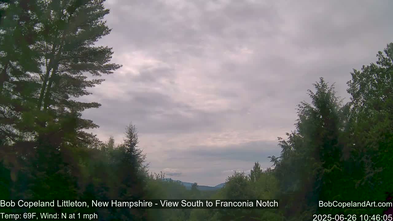 Franconia Sky Meteorology Live Cam - Littleton, New Hampshire, USA
