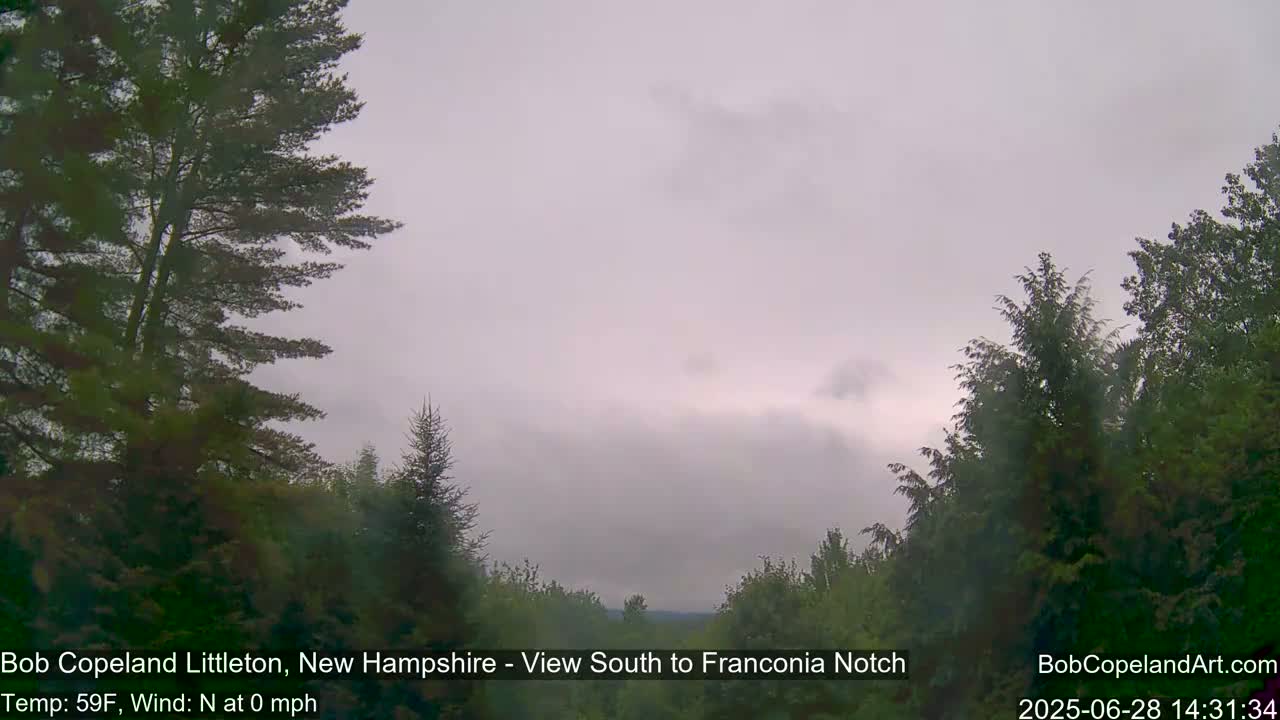 Franconia Sky Meteorology Live Cam - Littleton, New Hampshire, USA