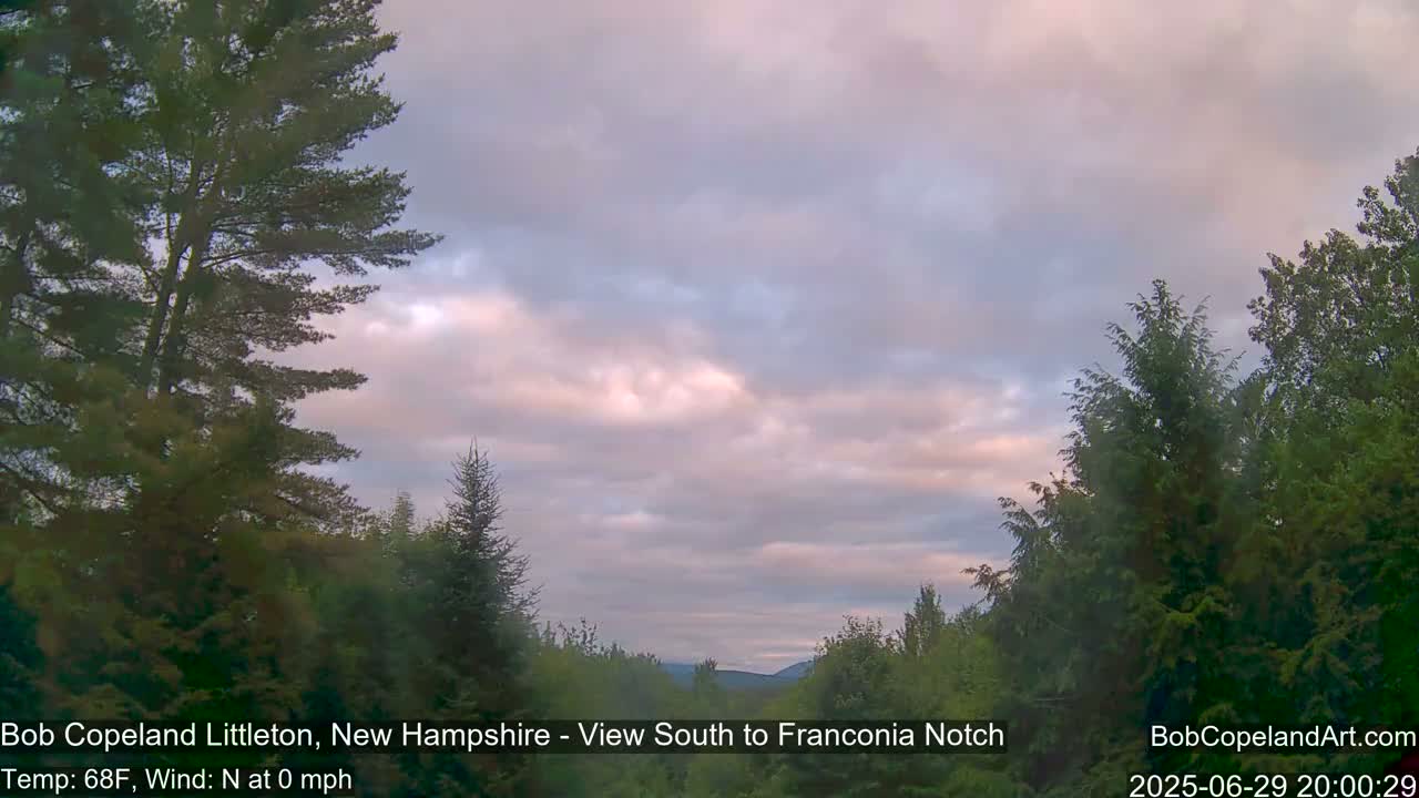 Franconia Sky Meteorology Live Cam - Littleton, New Hampshire, USA