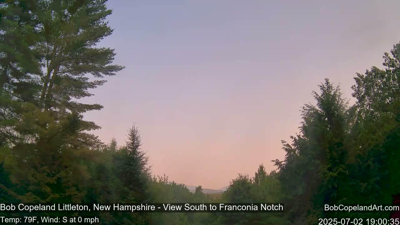 Franconia Sky Meteorology Live Cam - Littleton, New Hampshire, USA