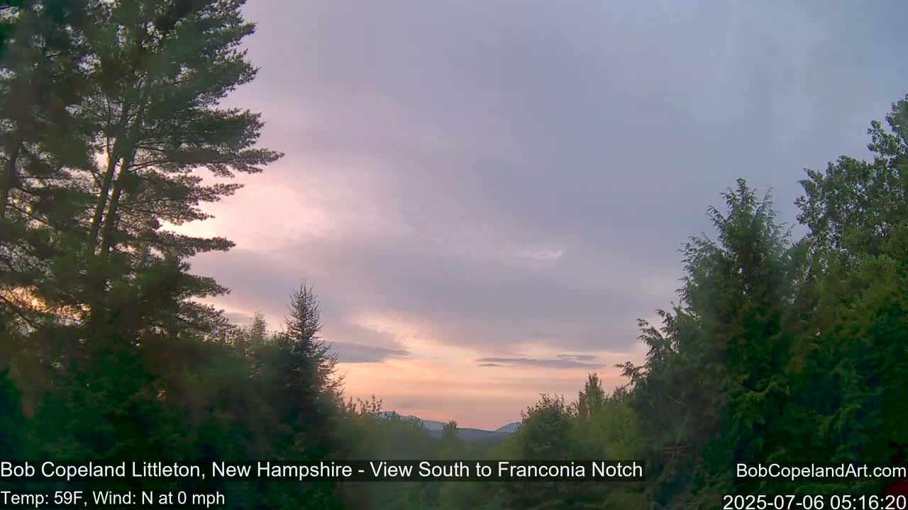 Franconia Sky Meteorology Live Cam - Littleton, New Hampshire, USA