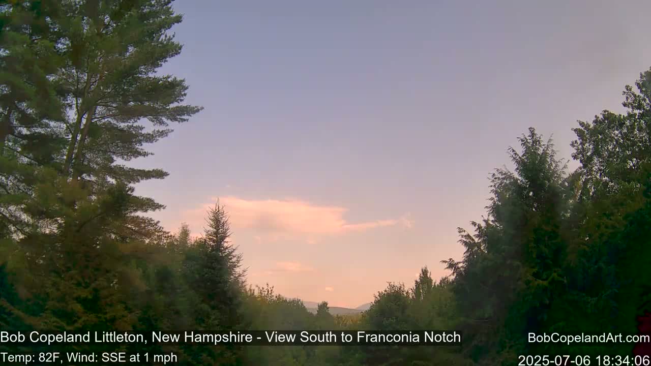 Franconia Sky Meteorology Live Cam - Littleton, New Hampshire, USA