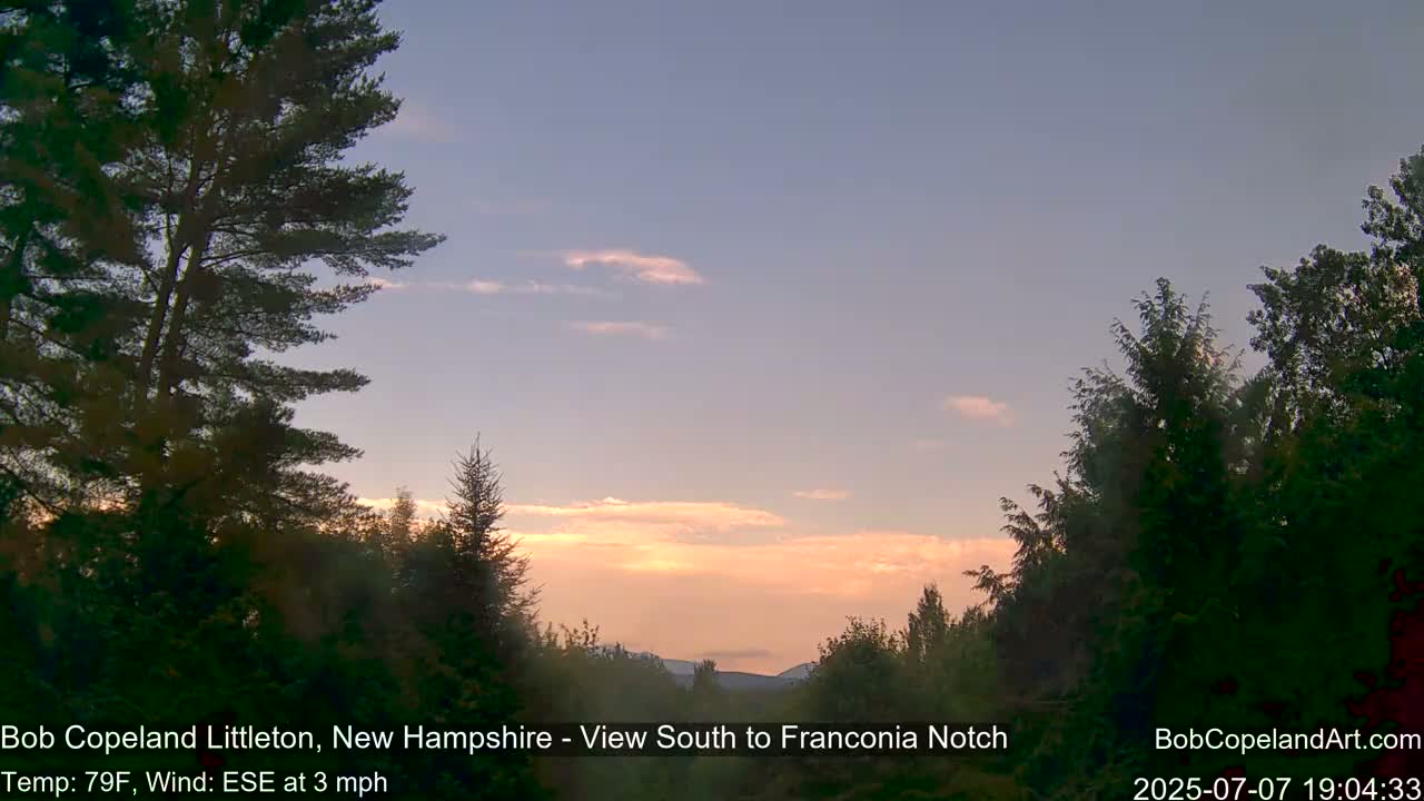 Franconia Sky Meteorology Live Cam - Littleton, New Hampshire, USA