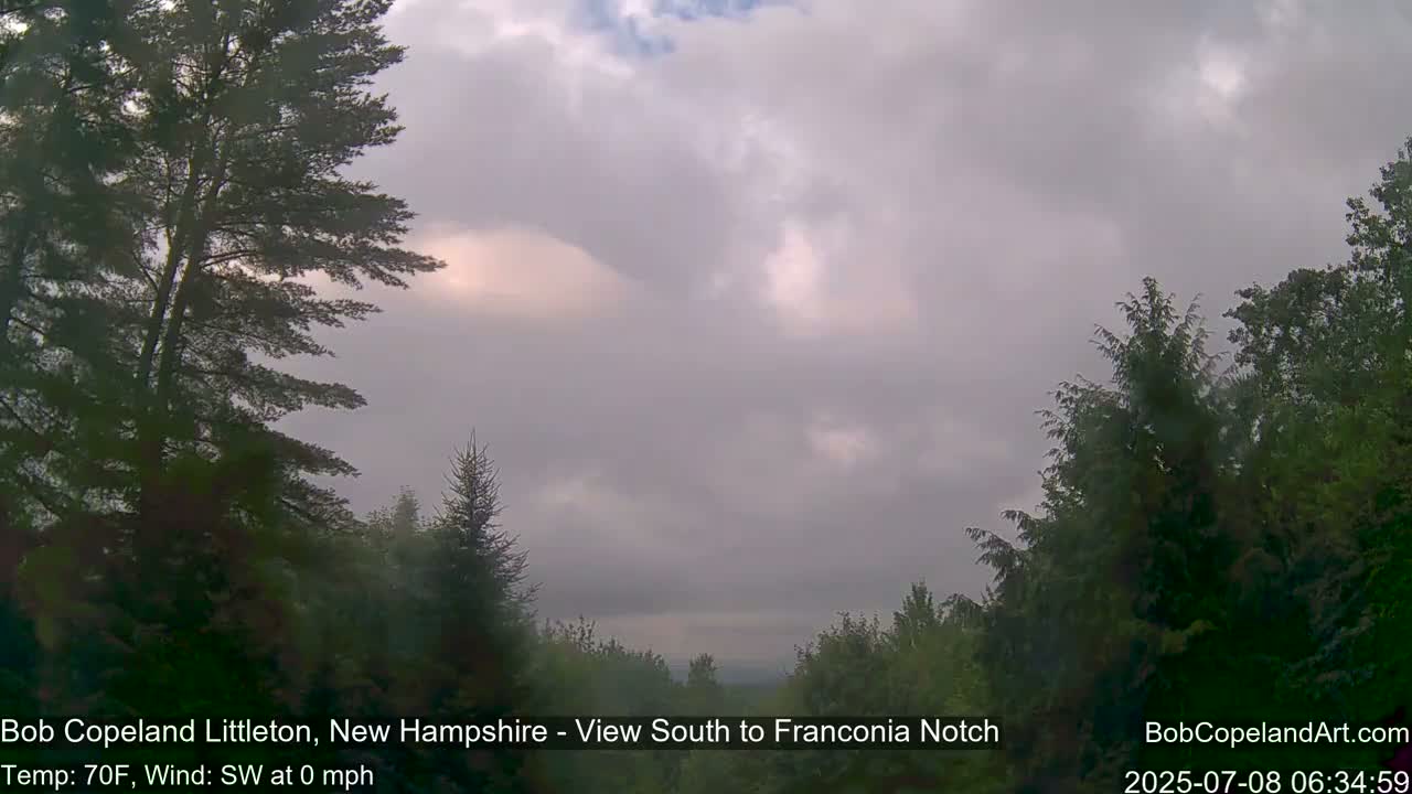 Franconia Sky Meteorology Live Cam - Littleton, New Hampshire, USA