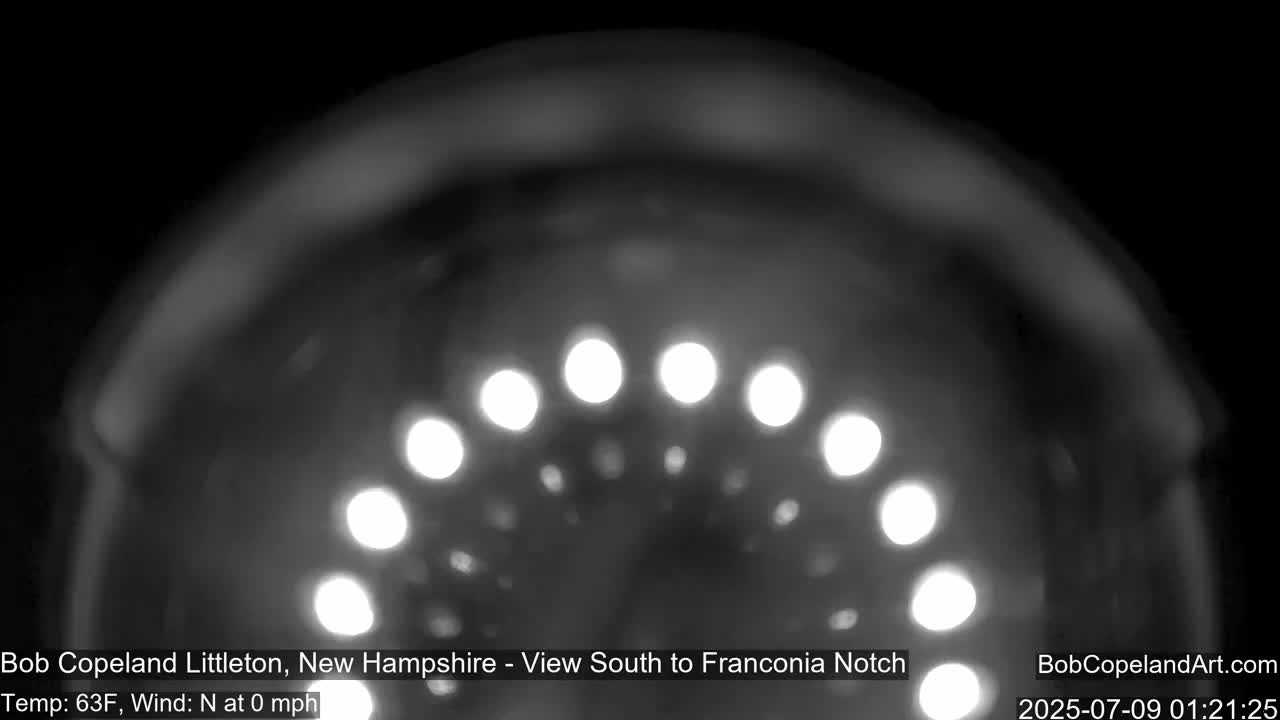 Franconia Sky Meteorology Live Cam - Littleton, New Hampshire, USA