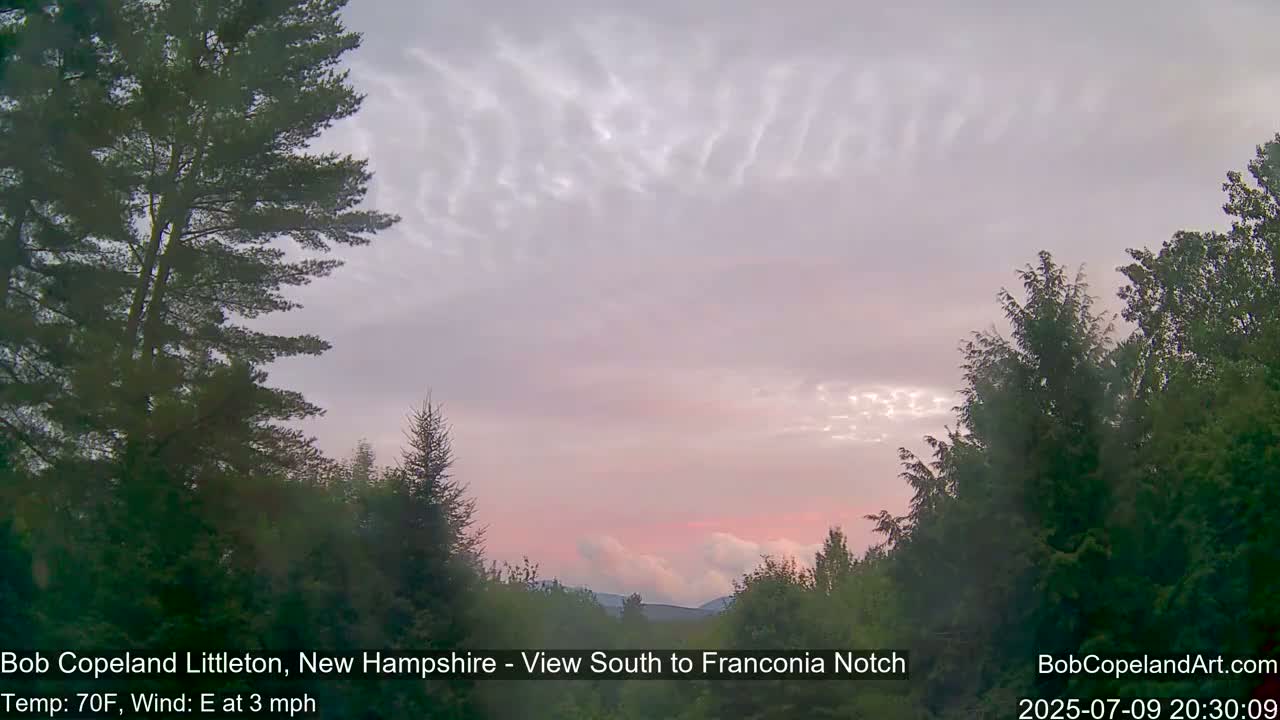 Franconia Sky Meteorology Live Cam - Littleton, New Hampshire, USA