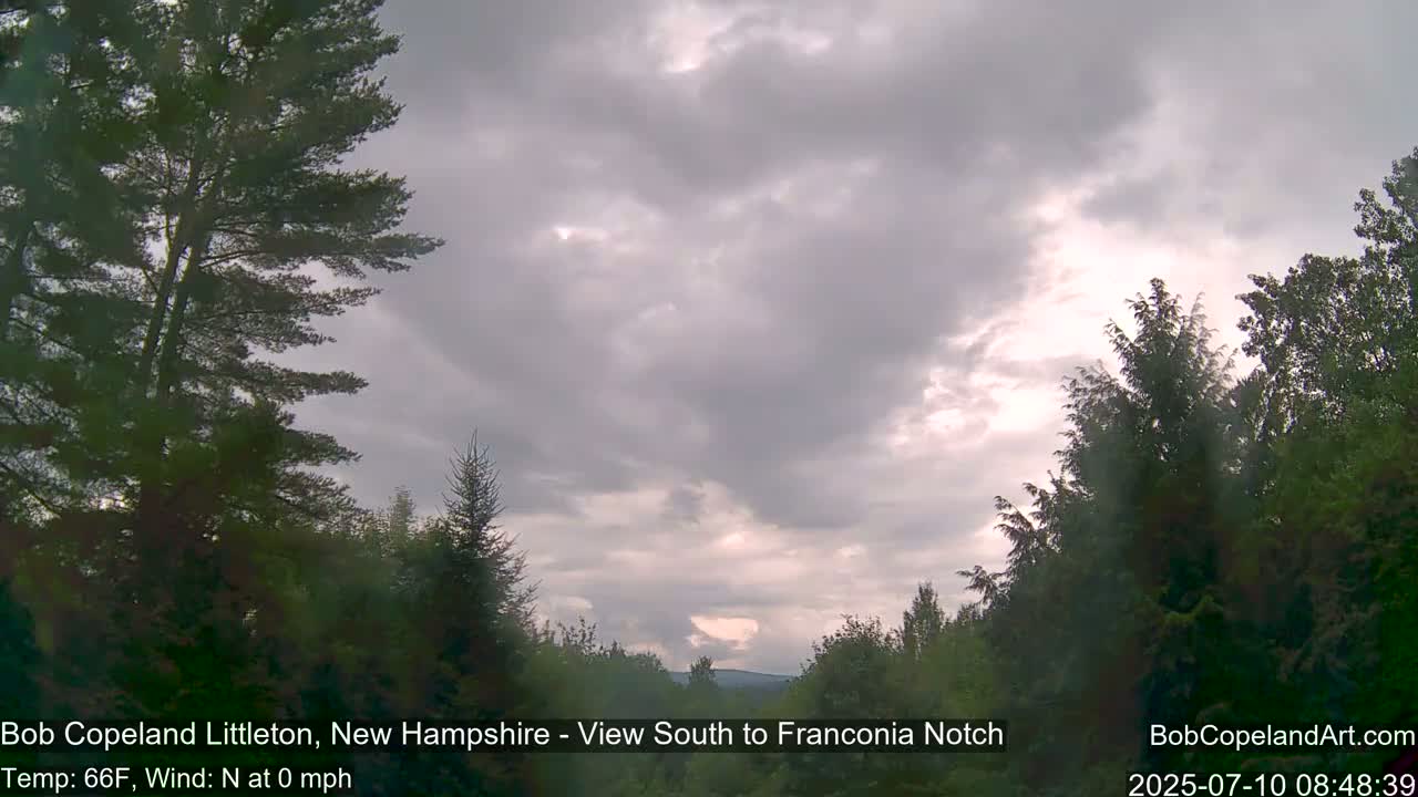 Franconia Sky Meteorology Live Cam - Littleton, New Hampshire, USA