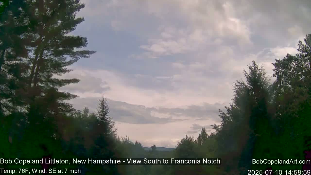 Franconia Sky Meteorology Live Cam - Littleton, New Hampshire, USA