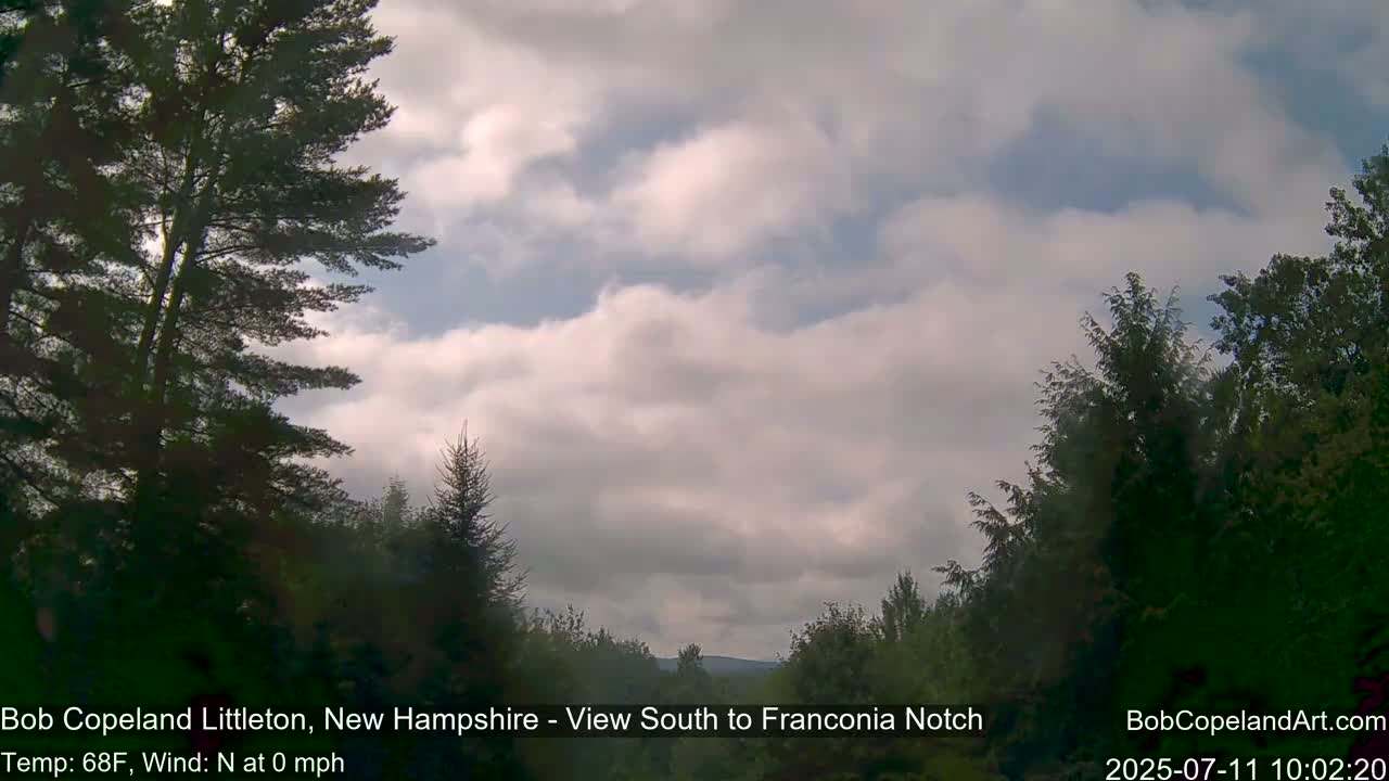 Franconia Sky Meteorology Live Cam - Littleton, New Hampshire, USA