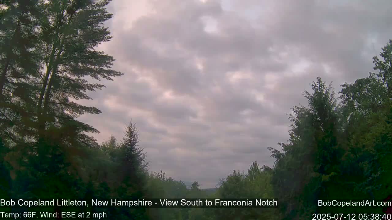 Franconia Sky Meteorology Live Cam - Littleton, New Hampshire, USA