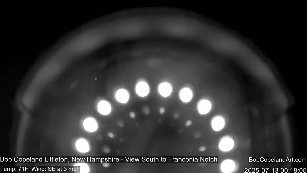 Franconia Sky Meteorology Live Cam - Littleton, New Hampshire, USA