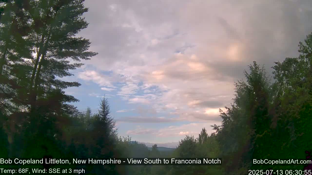 Franconia Sky Meteorology Live Cam - Littleton, New Hampshire, USA