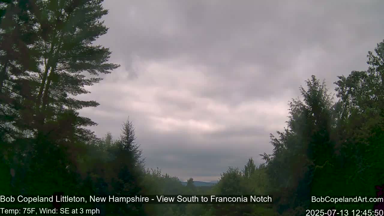 Franconia Sky Meteorology Live Cam - Littleton, New Hampshire, USA