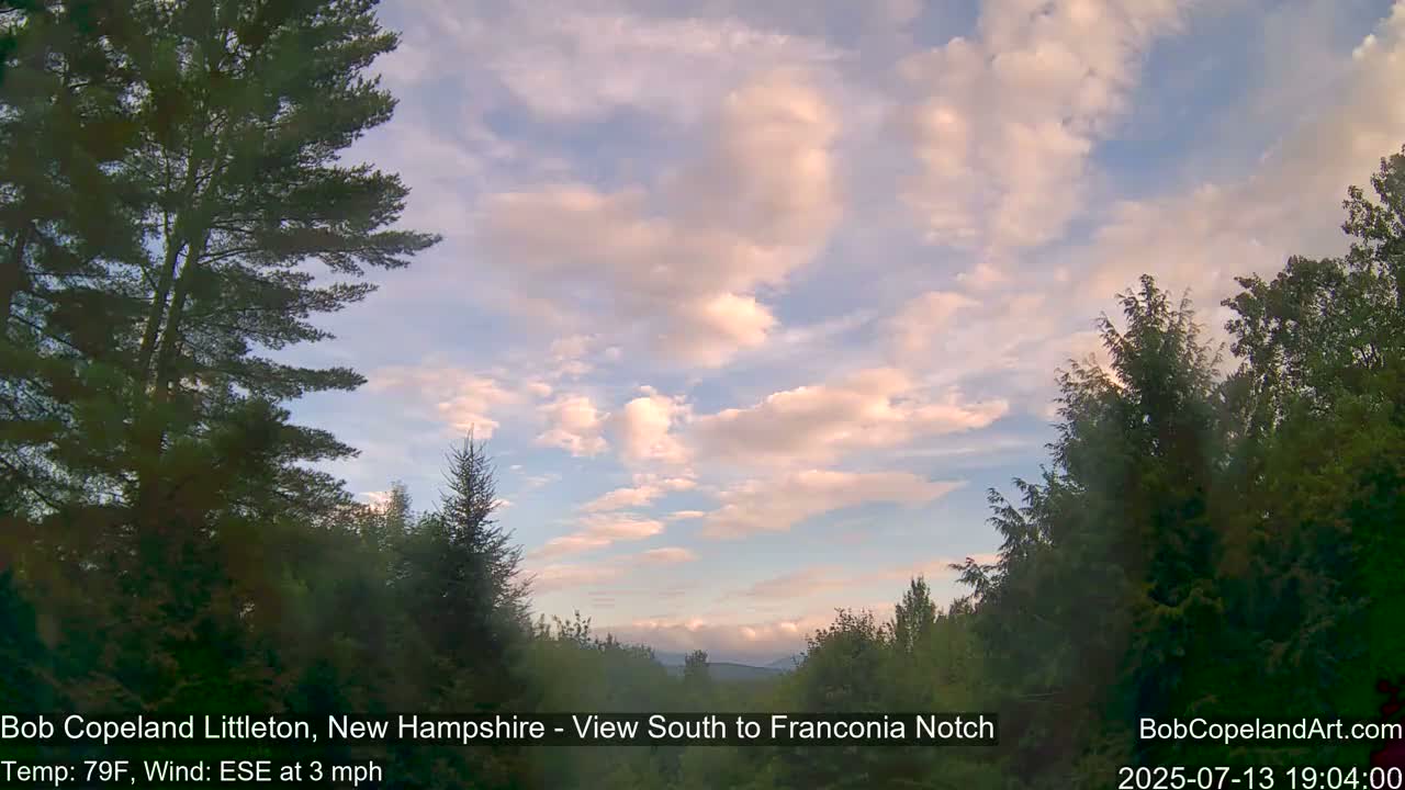 Franconia Sky Meteorology Live Cam - Littleton, New Hampshire, USA