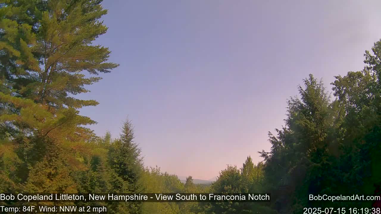 Franconia Sky Meteorology Live Cam - Littleton, New Hampshire, USA