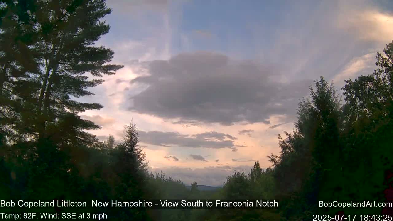 Franconia Sky Meteorology Live Cam - Littleton, New Hampshire, USA